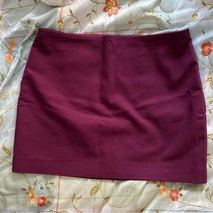 Express maroon womens mini skirt, size 10